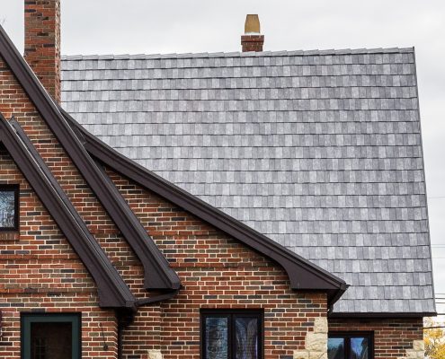 Slate Rock Centura - Troy 6 roof with slate shingles