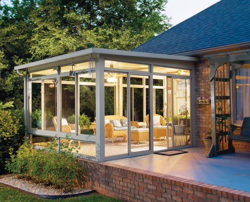 beautiful sunroom addition