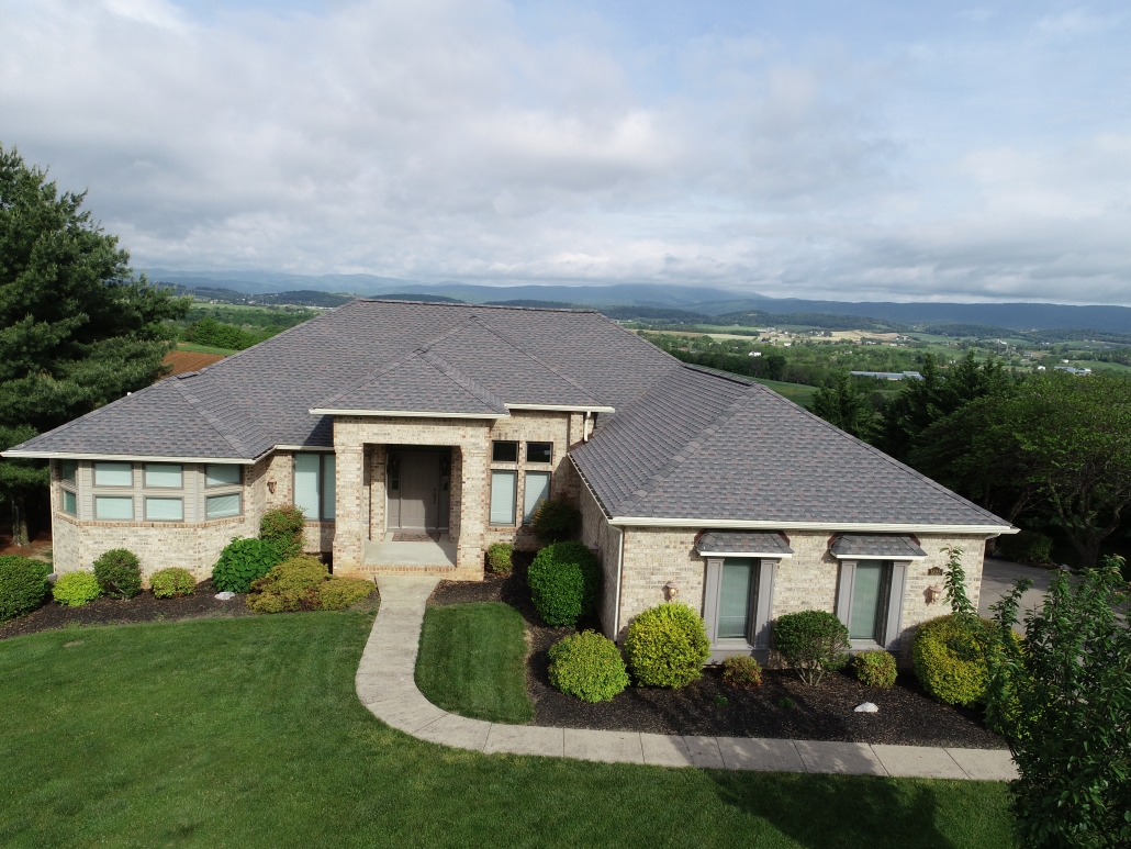 new roof on beautiful home