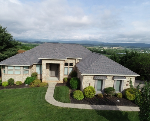 new roof on beautiful home