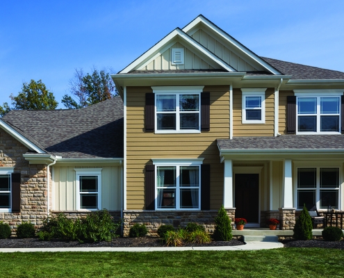 smart side siding on house