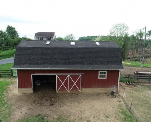 skylights in barn roof