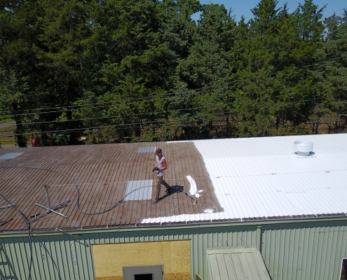 commercial flat roof